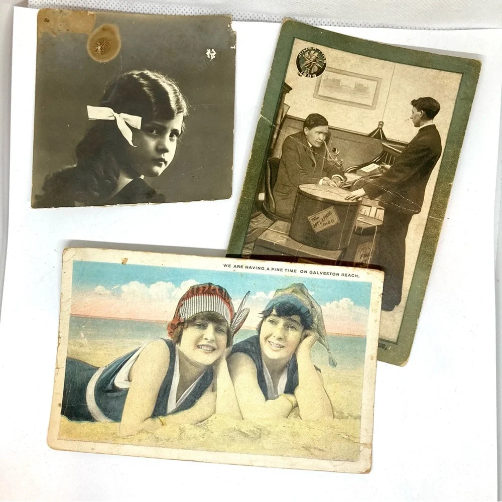 Vintage Postcard Lot Paper Ephemera Craft Supplies Spanish Texas